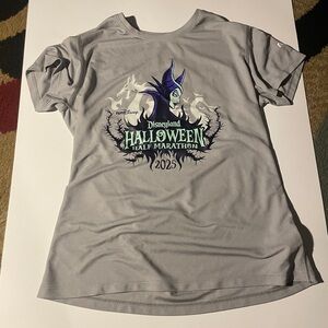 Disneyland Halloween Half Marathon 2025 Gray T-Shirt Ladies Size Small Good